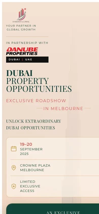 Dubai Property Roadshow Landing Page Rebuilt from a Flattened Design Image — image 4