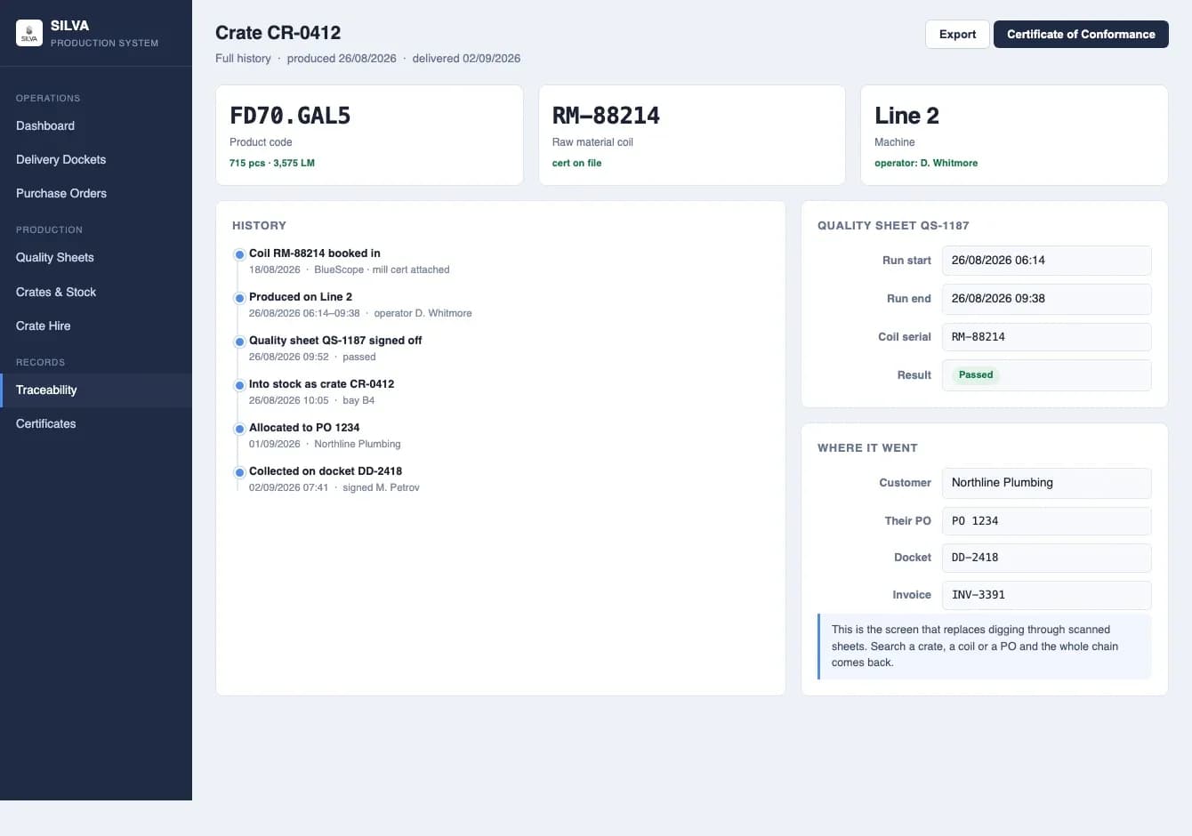 Excel Label Generator for a Steel Manufacturer — image 4