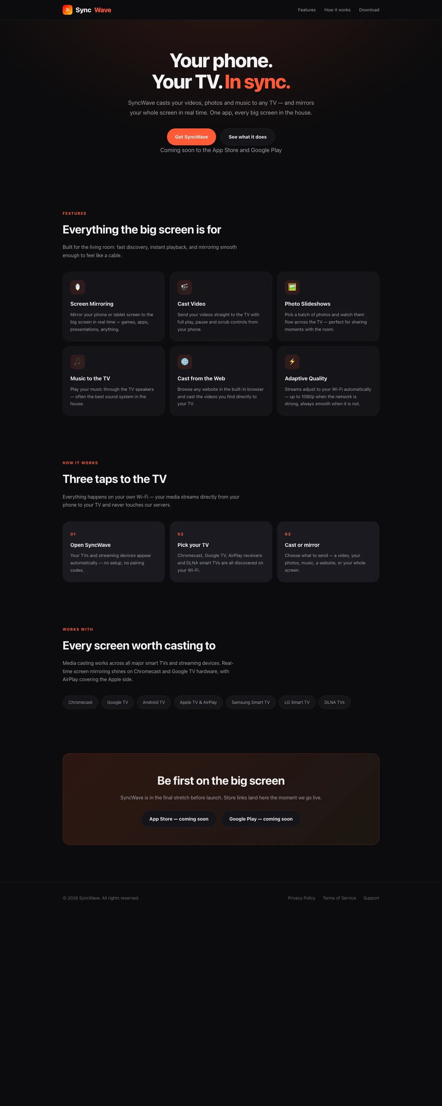 SyncWave — Universal TV Cast & Mirror App — image 3