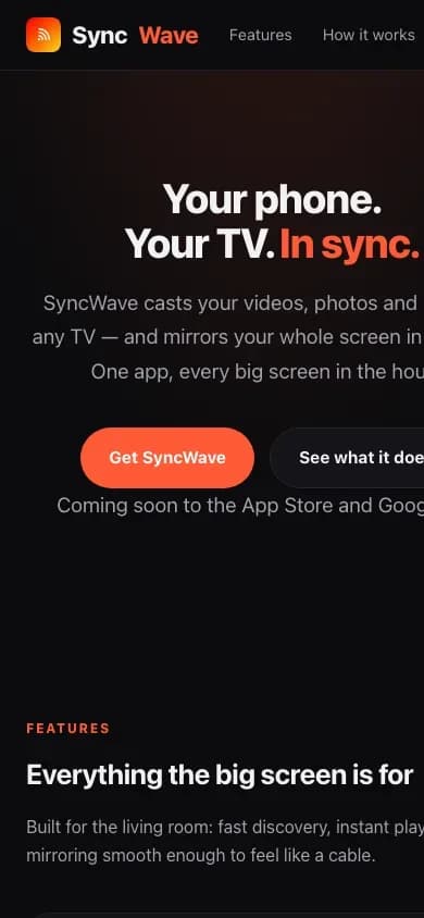 SyncWave — Universal TV Cast & Mirror App — image 4