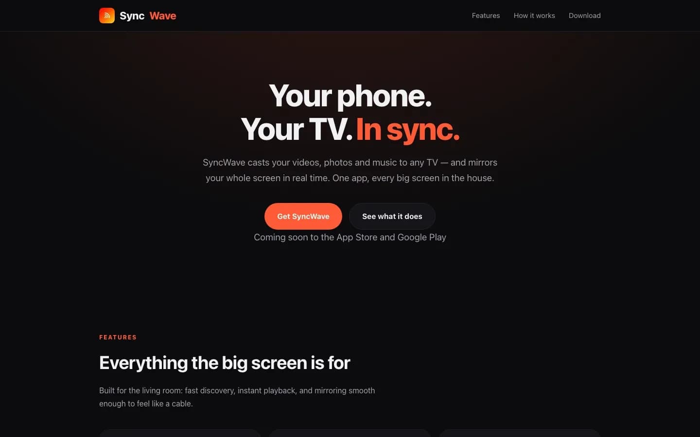 SyncWave — Universal TV Cast & Mirror App — image 1