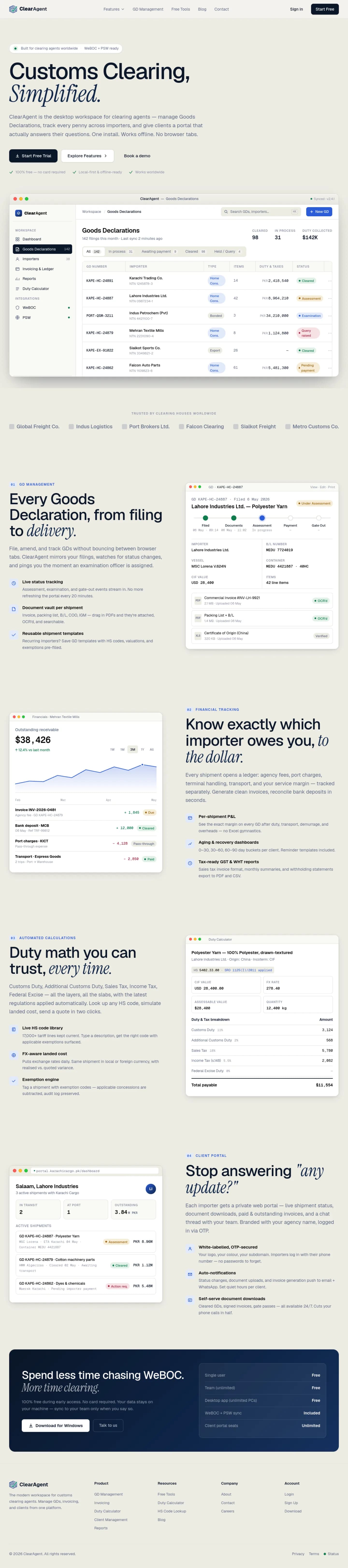 ClearAgent preview