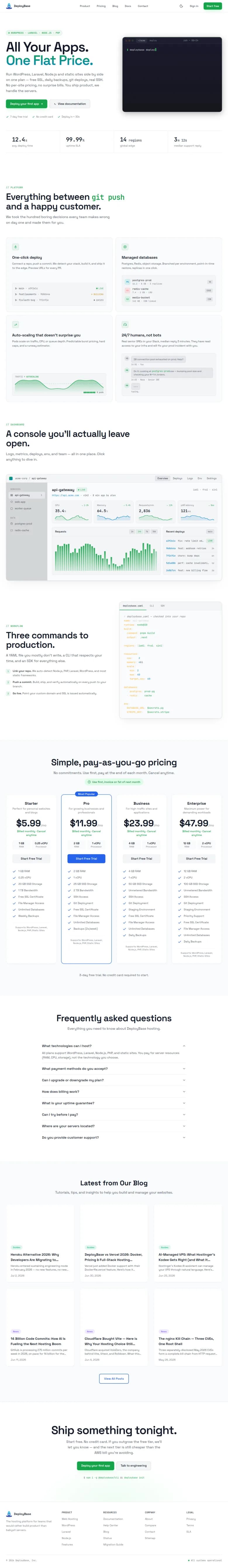 DeployBase preview