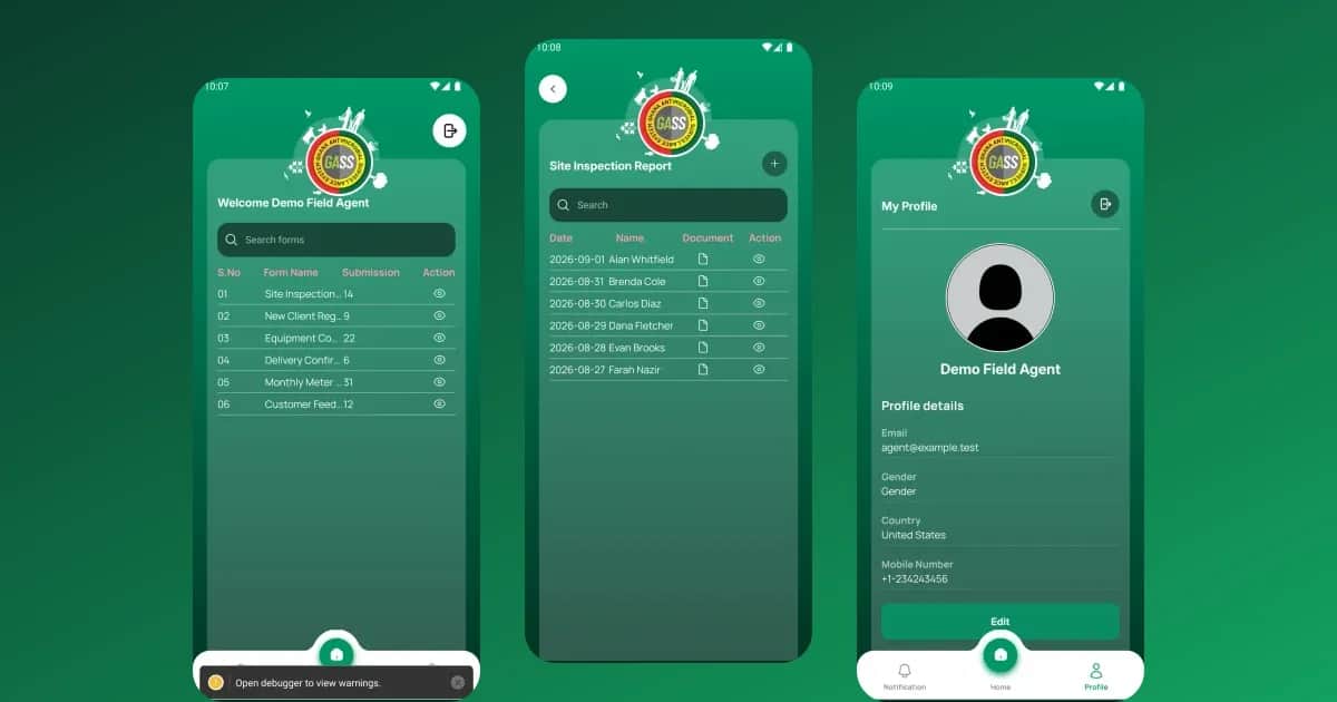GASS Mobile mobile app