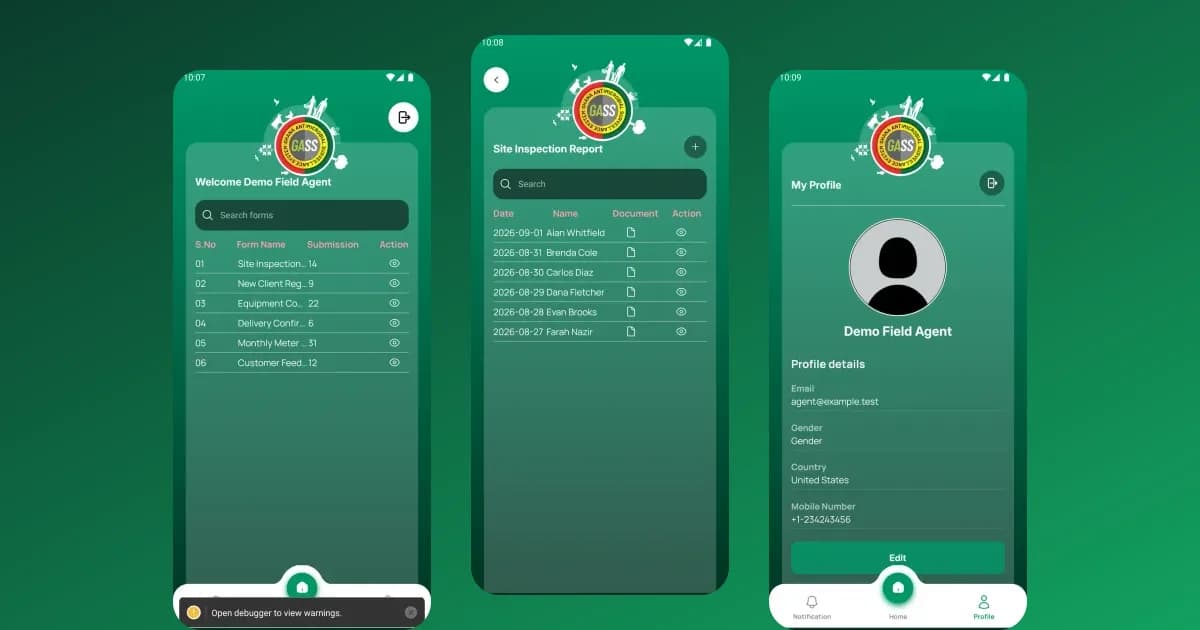 GASS Mobile — Offline Field Data Collection