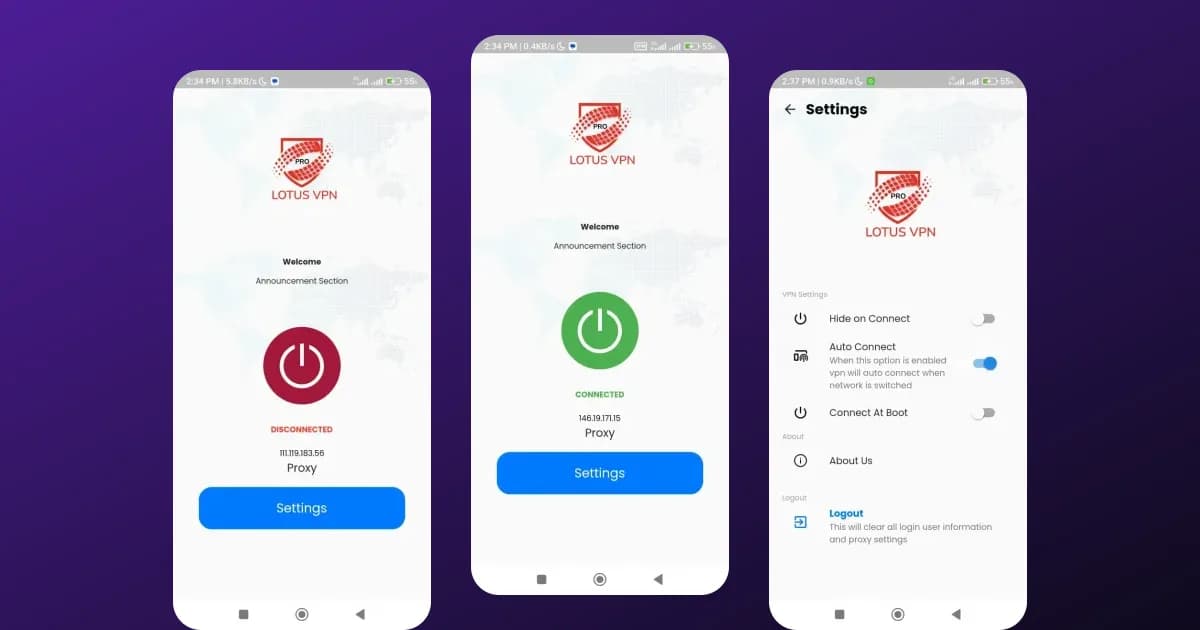 Lotus VPN Suite — VPN Applications