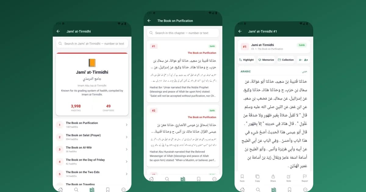 Sihah Sitta — Offline Hadith Reader