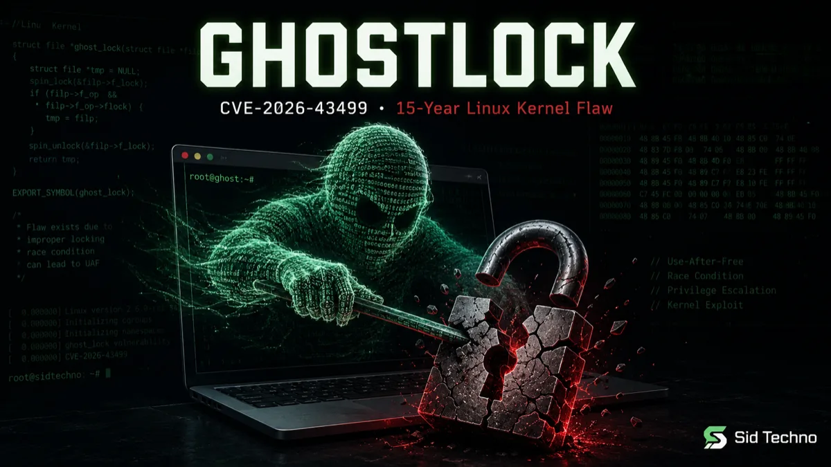 GhostLock (CVE-2026-43499): A 15-Year-Old Linux Kernel Flaw That Hands Any User Root — and Escapes Containers