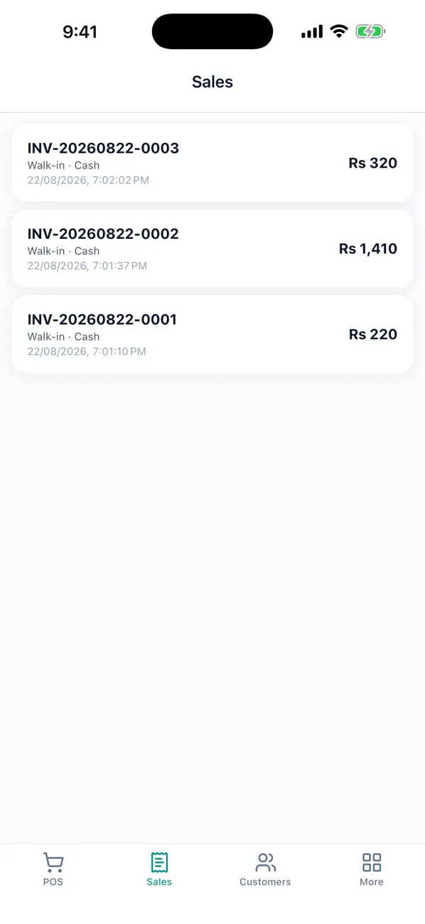 SwiftKhata POS App — image 1